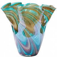 ваза стеклянная (цветная) h28d30 в Саратове
