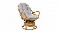 кресло-качалка swivel rocker коричневый в Саратове