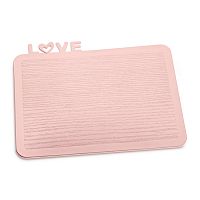 разделочная доска happy board love, розовая в Саратове