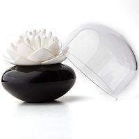 контейнер для хранения ватных палочек lotus черный-белый в Саратове