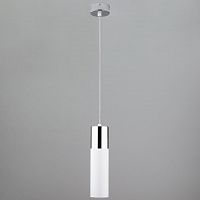 подвесной светильник eurosvet double topper 50135/1 led хром/белый в Саратове