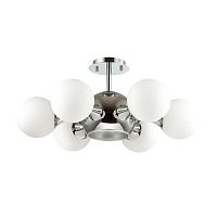 потолочная люстра odeon light miolla 3972/7c белая в Саратове