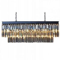 люстра odeon l80 black&glass черная, прозрачное в Саратове