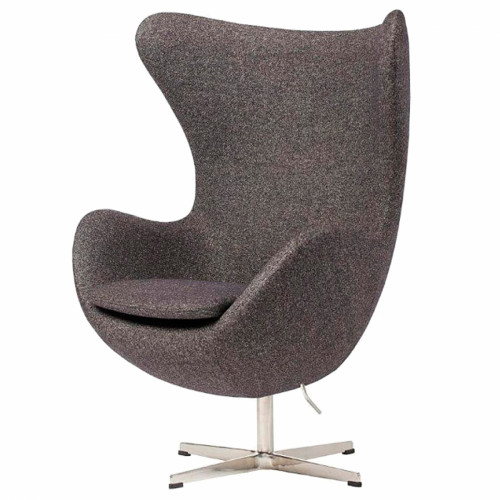 кресло egg chair серое в Саратове
