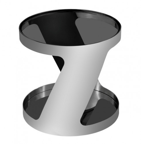 столик журнальный height black silver хром в Саратове