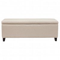 оттоманка dean upholstered storag бежевая в Саратове