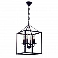 дизайнерская подвесная люстра spot light cage 9810404 черная в Саратове