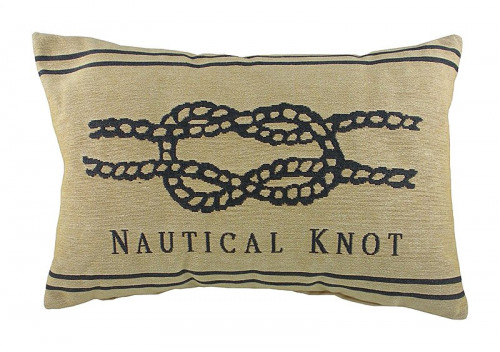 подушка с морским узлом nautical knot natural в Саратове