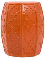 керамический столик-табурет garden stool оранжевый в Саратове