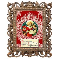 репродукция старинной рождественской гравюры christmas day в Саратове