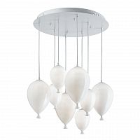 подвесная люстра ideal lux clown sp8 bianco в Саратове