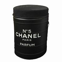 декоративная бочка-пуф chanel №5 black m в Саратове
