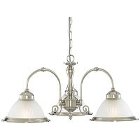 подвесная люстра arte lamp american diner a9366lm-3ss белая в Саратове