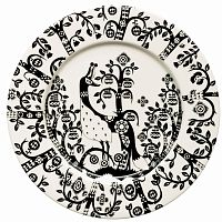 тарелка taika черно-белая в Саратове