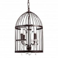 люстра vintage birdcage (51*34*54) коричневая в Саратове