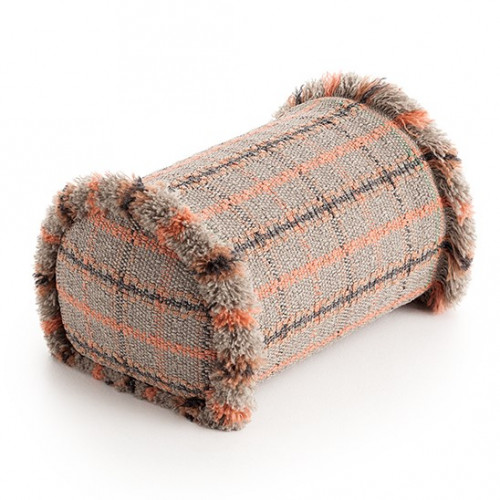 подушка большая-рол tartan terracotta от gan в Саратове