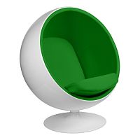 кресло eero aarnio style ball chair зеленое в Саратове