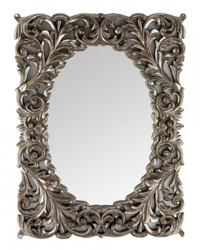 зеркало прямоугольное настенное серебро массимо florentine silver в Саратове
