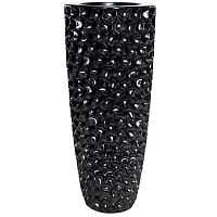 кашпо жемчужно-черное roller 36х36х86 в Саратове