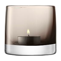 подсвечник стеклянный мокко для чайной свечи light colour, 8,5 см в Саратове