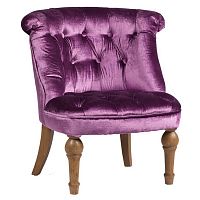 кресло sophie tufted slipper chair сиреневое в Саратове