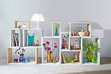 ваза цилиндрическая flower colour 25 см зелёная в Саратове