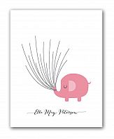 постер pink elephant а3 в Саратове