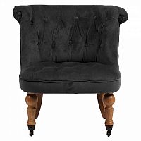 кресло amelie french country chair серый велюр м в Саратове