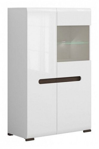 шкаф-витрина для посуды black red white ацтека reg1w1d/14/9 в Саратове