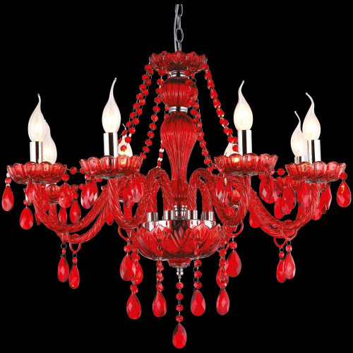 подвесная люстра arte lamp teatro a3964lm-8rd в Саратове
