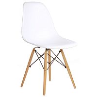 стул деревянный pc-015 белый (eames style) в Саратове