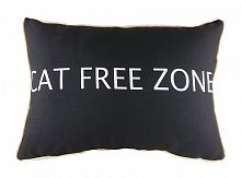 подушка с надписью cat free zone в Саратове