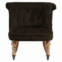 кресло amelie french country chair серо-коричневое в Саратове