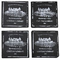 подставки под стакан квадратные сланец (набор шт) comptoir de famille в Саратове