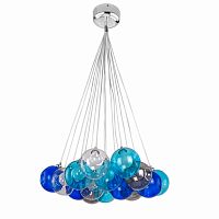 люстра bocci blue 15 прозрачное, голубое, пепельное стекло в Саратове