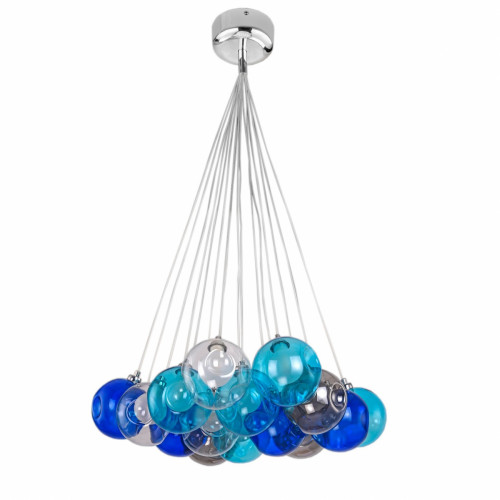 люстра bocci blue 15 прозрачное, голубое, пепельное стекло в Саратове