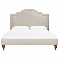 кровать двуспальная 160х200 бежевая cassis upholstered в Саратове