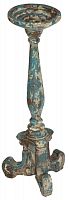 подсвечник состаренный фигурный голубой relic collection, 61 см в Саратове