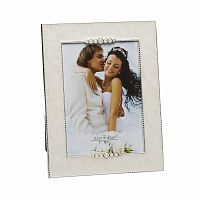 фоторамка из белого акрила с жемчугом 17,6х1,5х22,6 в Саратове