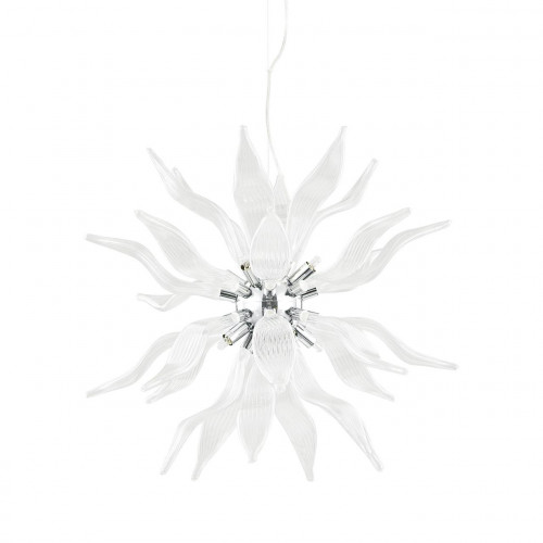 подвесной светильник ideal lux leaves sp8 bianco в Саратове
