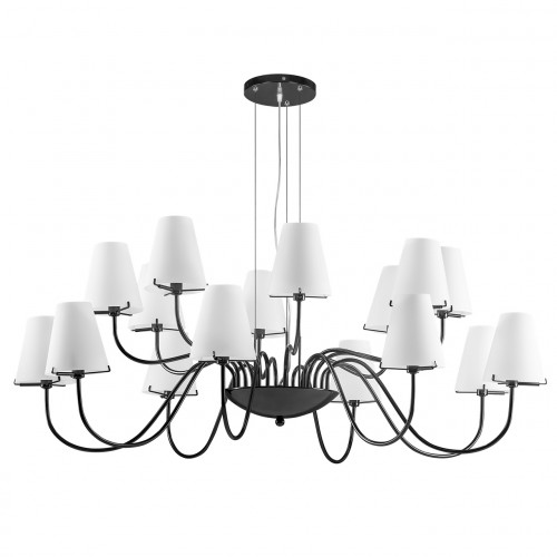 подвесная люстра lightstar diafano 758167 черная в Саратове