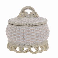 ваза adriana с крышкой бежевого цвета в Саратове