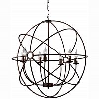 люстра foucault's orb crystal nude коричневая в Саратове