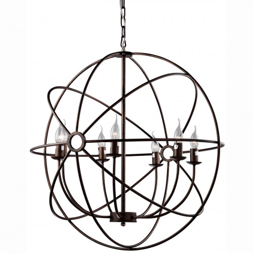 люстра foucault's orb crystal nude коричневая в Саратове