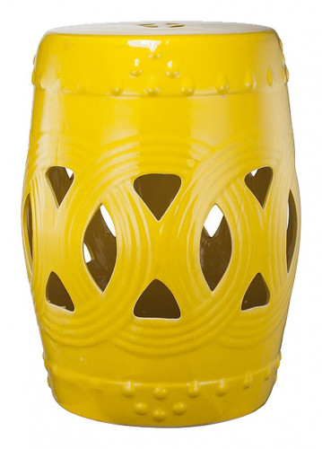 керамический столик-табурет fence stool yellow в Саратове