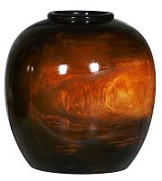 ваза деревянная объемная 26х27 см tayra коричневая в Саратове