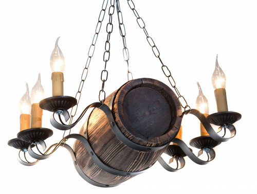 люстра бочонок коричневая в Саратове