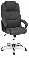 компьютерное кресло tetchair бергамо (крестовина хром, обивка ткань) для руководителя в Саратове