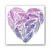 постер heart а3 (фиолетовый) в Саратове
