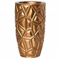 кашпо delta цвет темно-золотистый 27*27*48 в Саратове